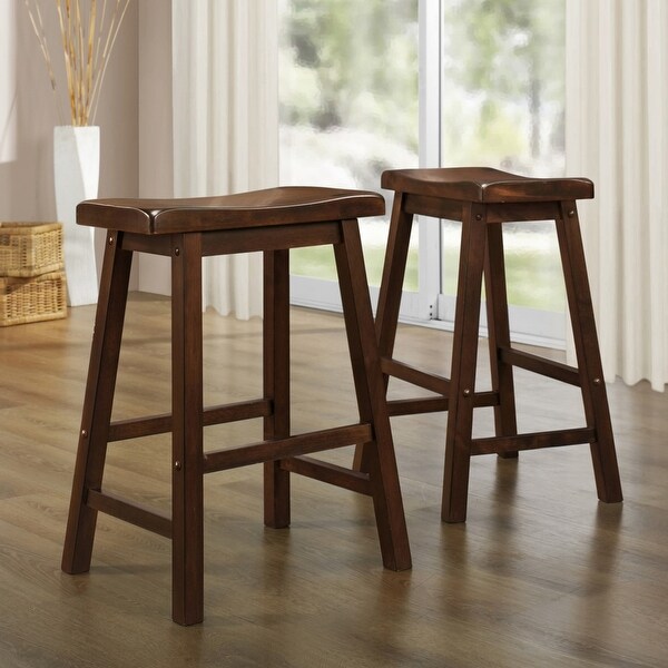 Ashby Bar Stool， Warm Cherry， Set of 2