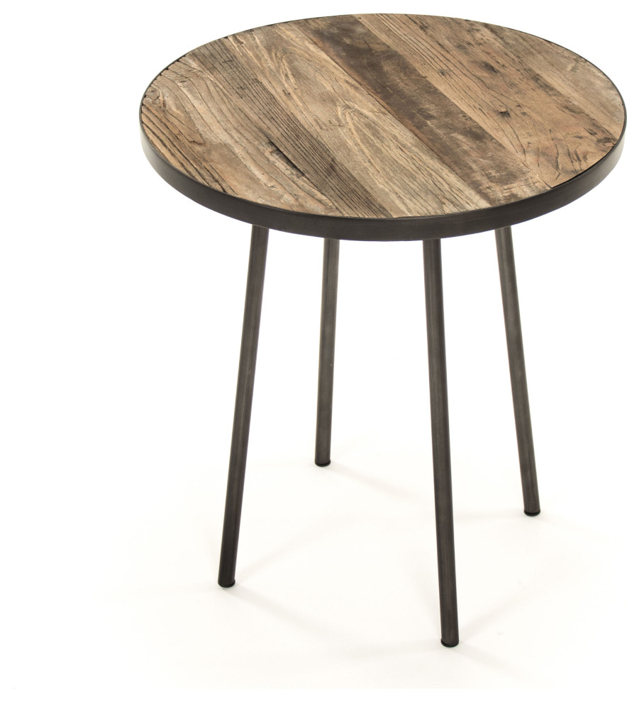 Side Table   Industrial   Side Tables And End Tables   by HedgeApple  Houzz