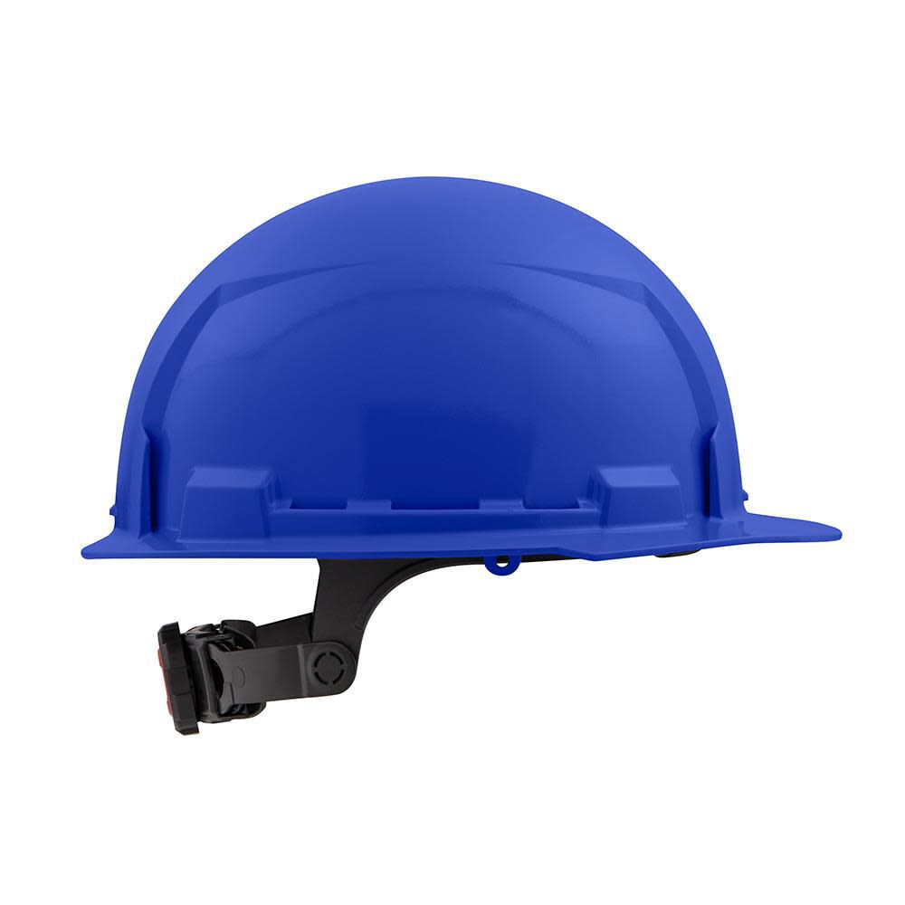 Milwaukee Blue Front Brim Hard Hat with 6pt Ratcheting Suspension Type 1 Class E 48-73-1124 from Milwaukee