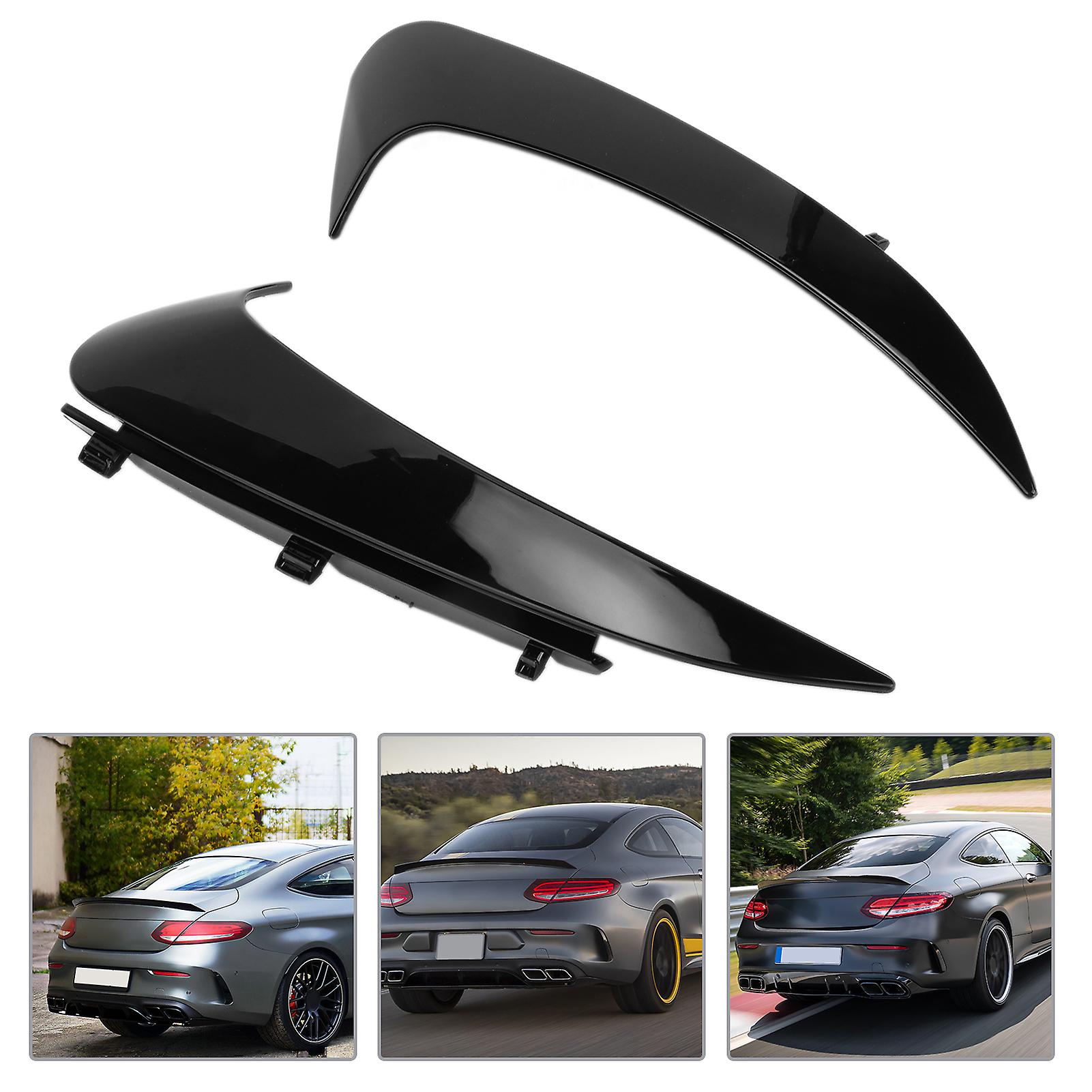 Rear Bumper Side Vent Canard Trim Replacement For Mercedesbenz Cclass C205 Coupe A205 Amgline C43 20152018