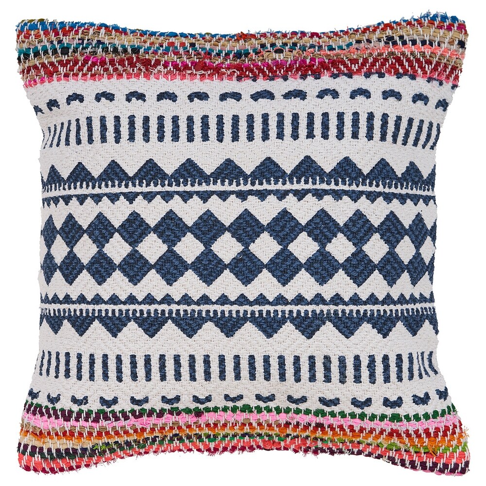 LR Home Geometric Bohemian Throw Pillow 18 inch