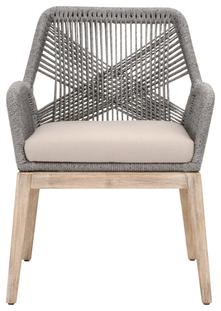 Loom Arm Chair  Set of 2   Beach Style   Armchairs And Accent Chairs   by Essentials for Living  Houzz