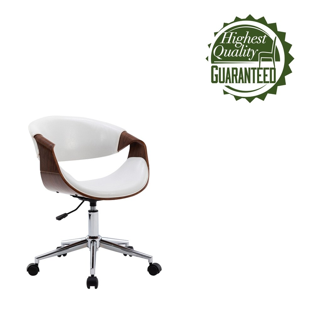 Porthos Home Aeko Office Chair  PU Leather  Height Adjustable Seat