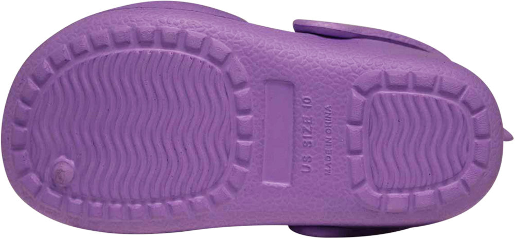 NORTY Toddler Girls Comfort Clogs Female Mules Sandals Purple Gator