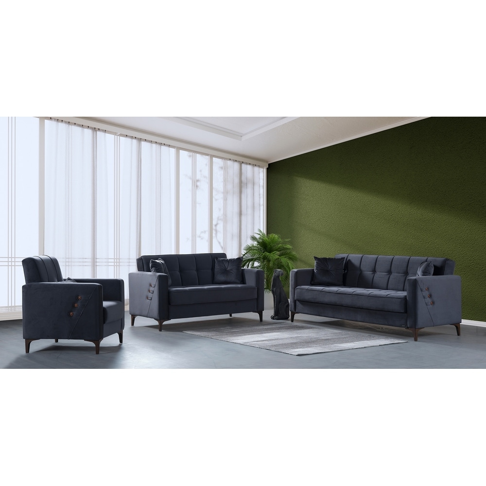 Puntu One Sofa One Loveseat One Chair Living Room Set