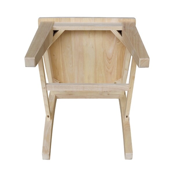 Double X-Back Chair， Set of Two