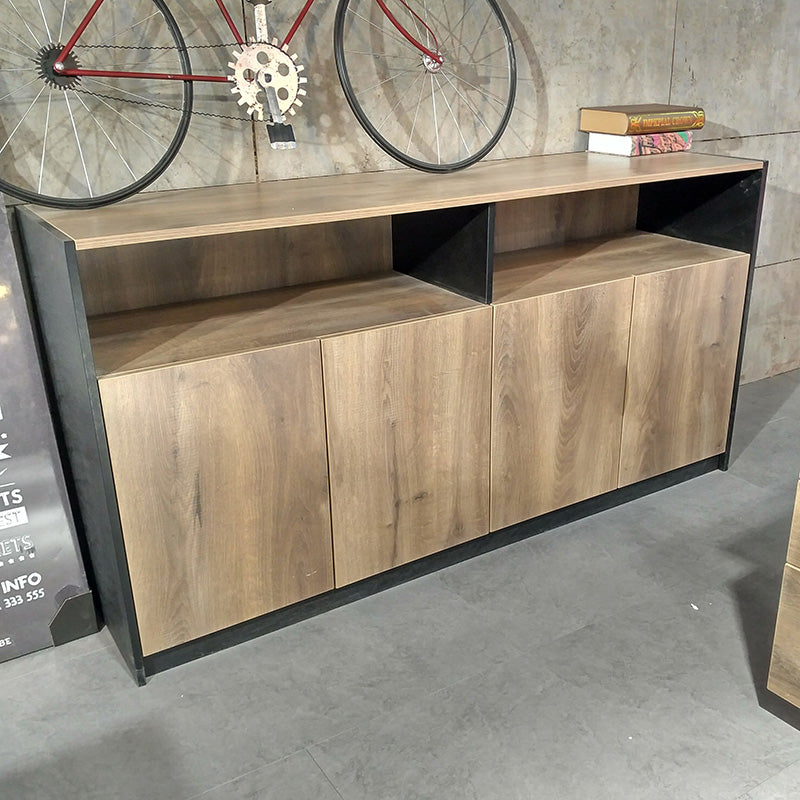 ARTO Credenza Cabinet 157cm - Warm Oak & Black