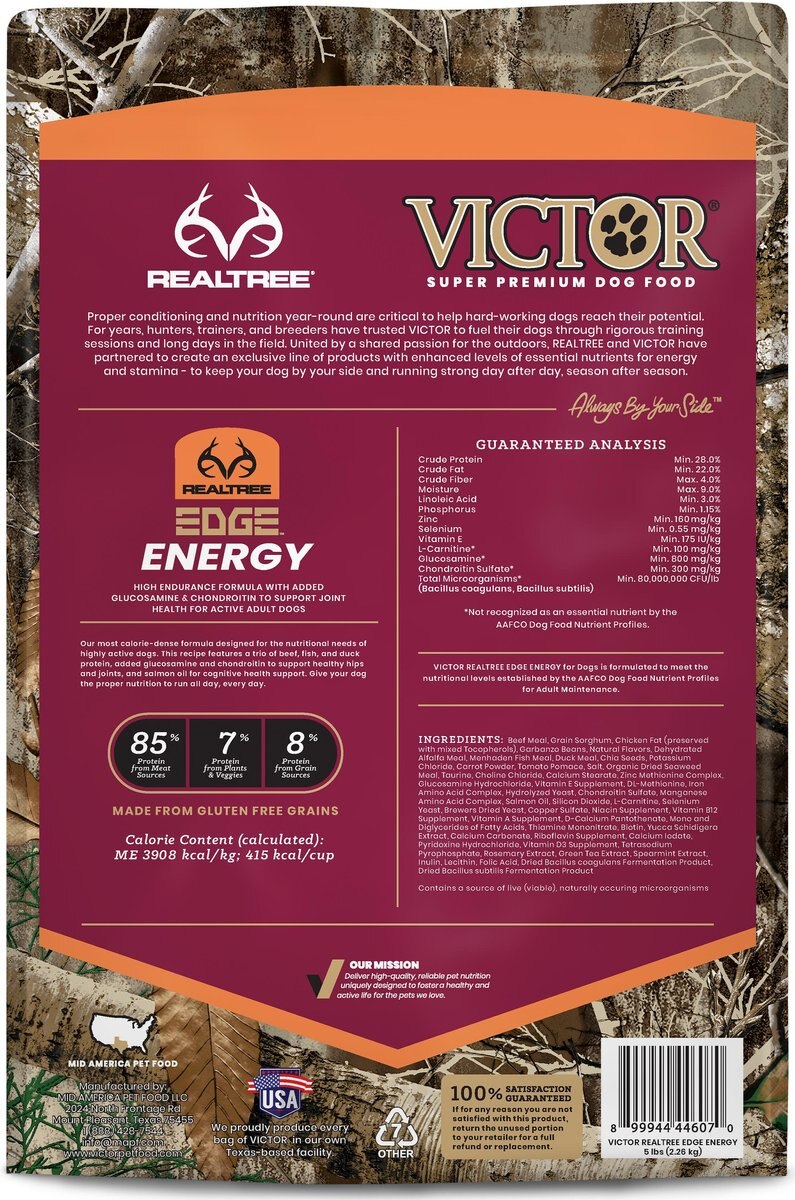 VICTOR Realtree EDGE ENERGY Dry Dog Food