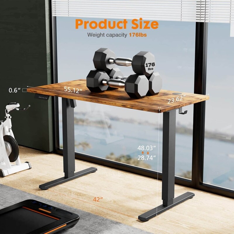 Electric Height Adjustable Ergonomic Computer Desk