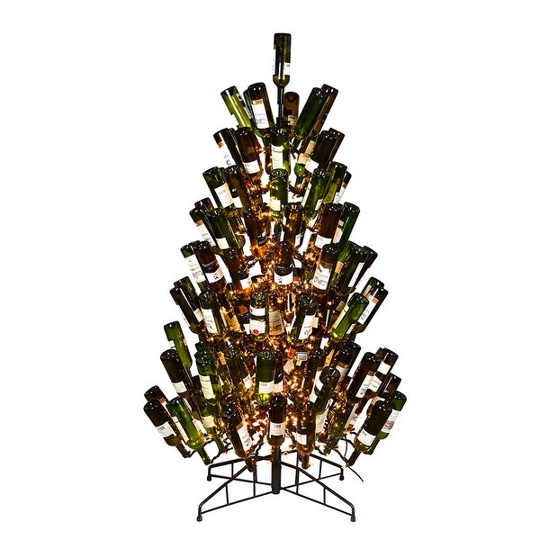 Vickerman 6.5' x 46 Artificial Black Wine Bottle DuraL 600CL