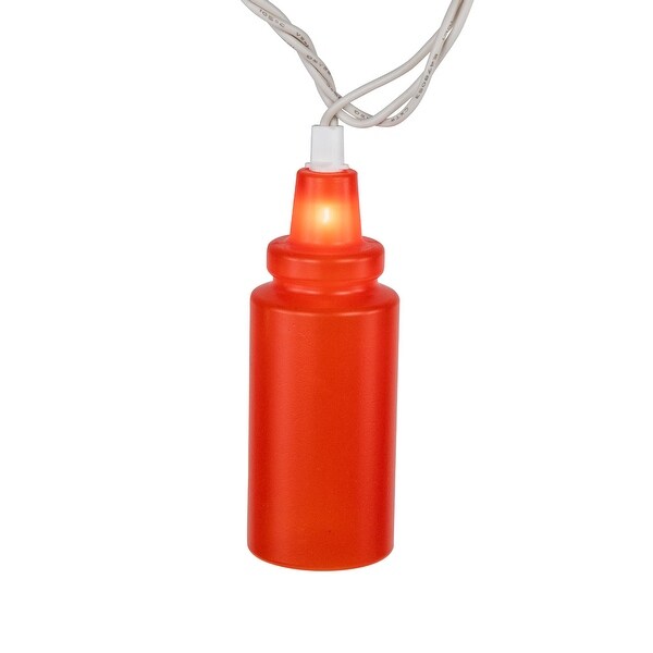 Ketchup Mustard Squeeze Bottles Patio Light Set