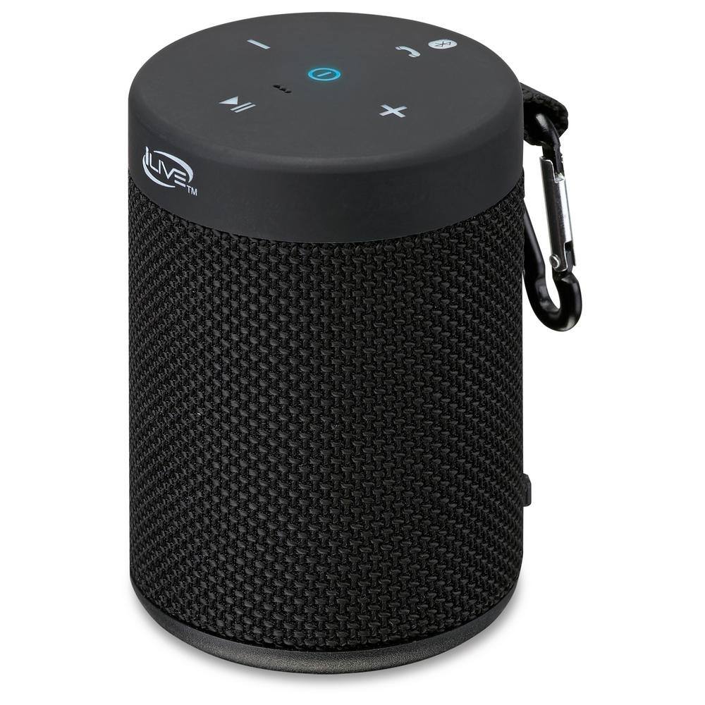 iLive Water Resistant Portable Bluetooth Speaker Black ISBW108B