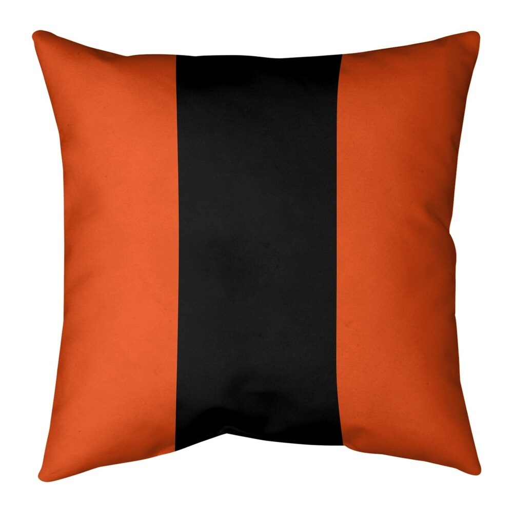 Cincinnati Cincinnati Football Stripes Pillow (Indoor/Outdoor)