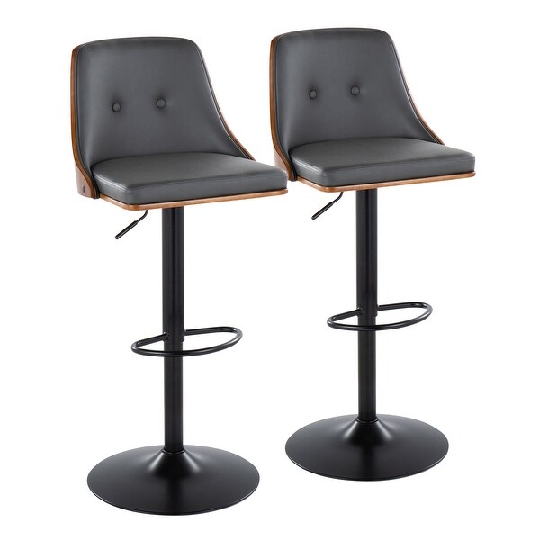 Carson Carrington Oscar Adjustable Height Bar Stool (Set of 2)