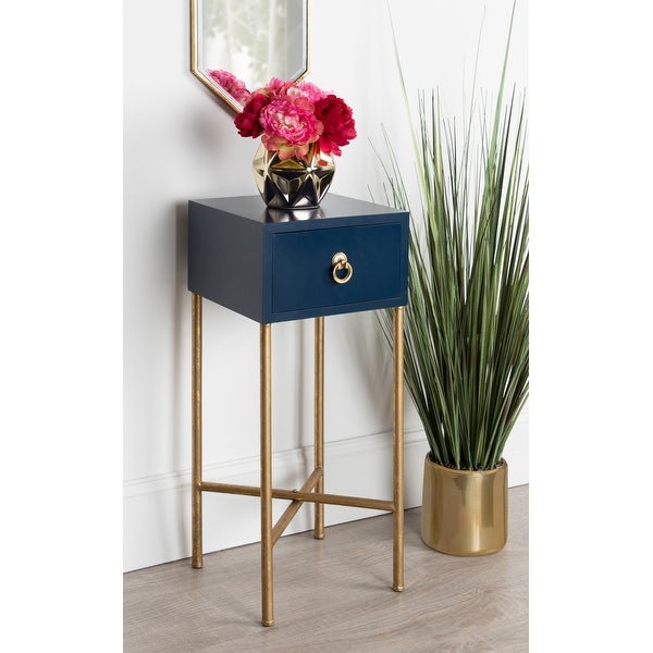 Kate and Laurel Decklyn Wood Accent Table - 12x12x30