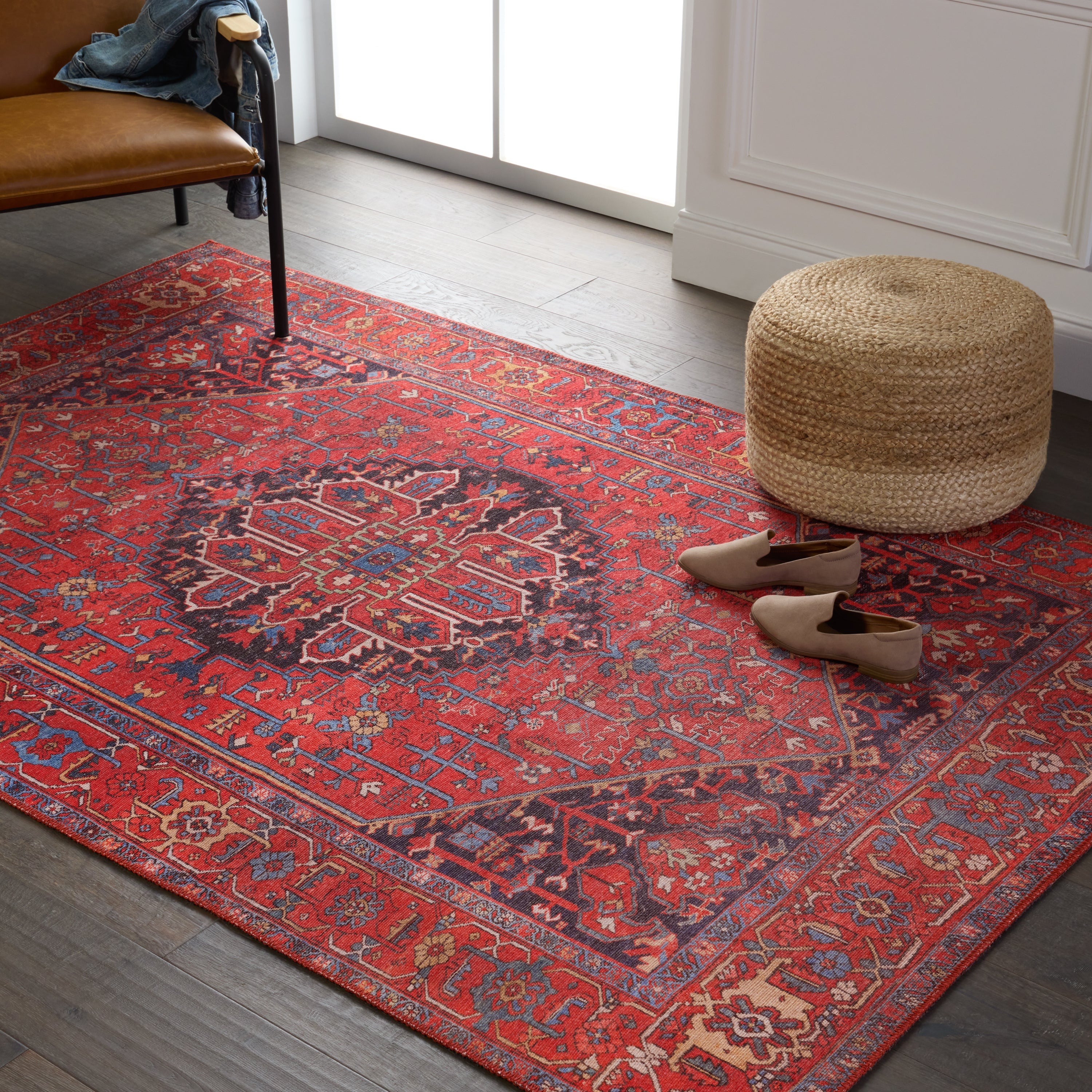 Harman Eterna Red & Blue Rug