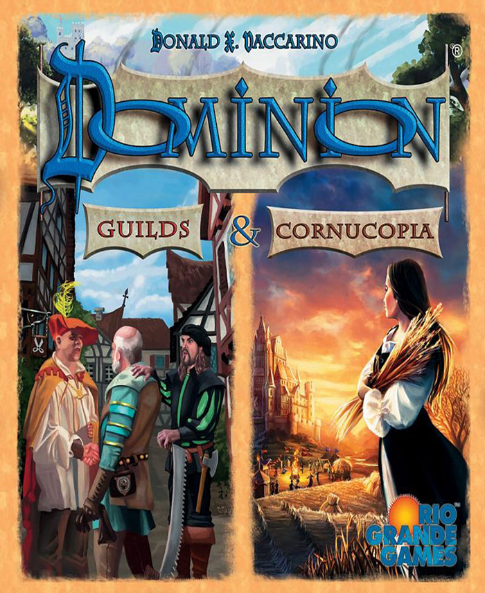 Rio Grande Dominion Cornucopia and Guilds Card Game Expansions