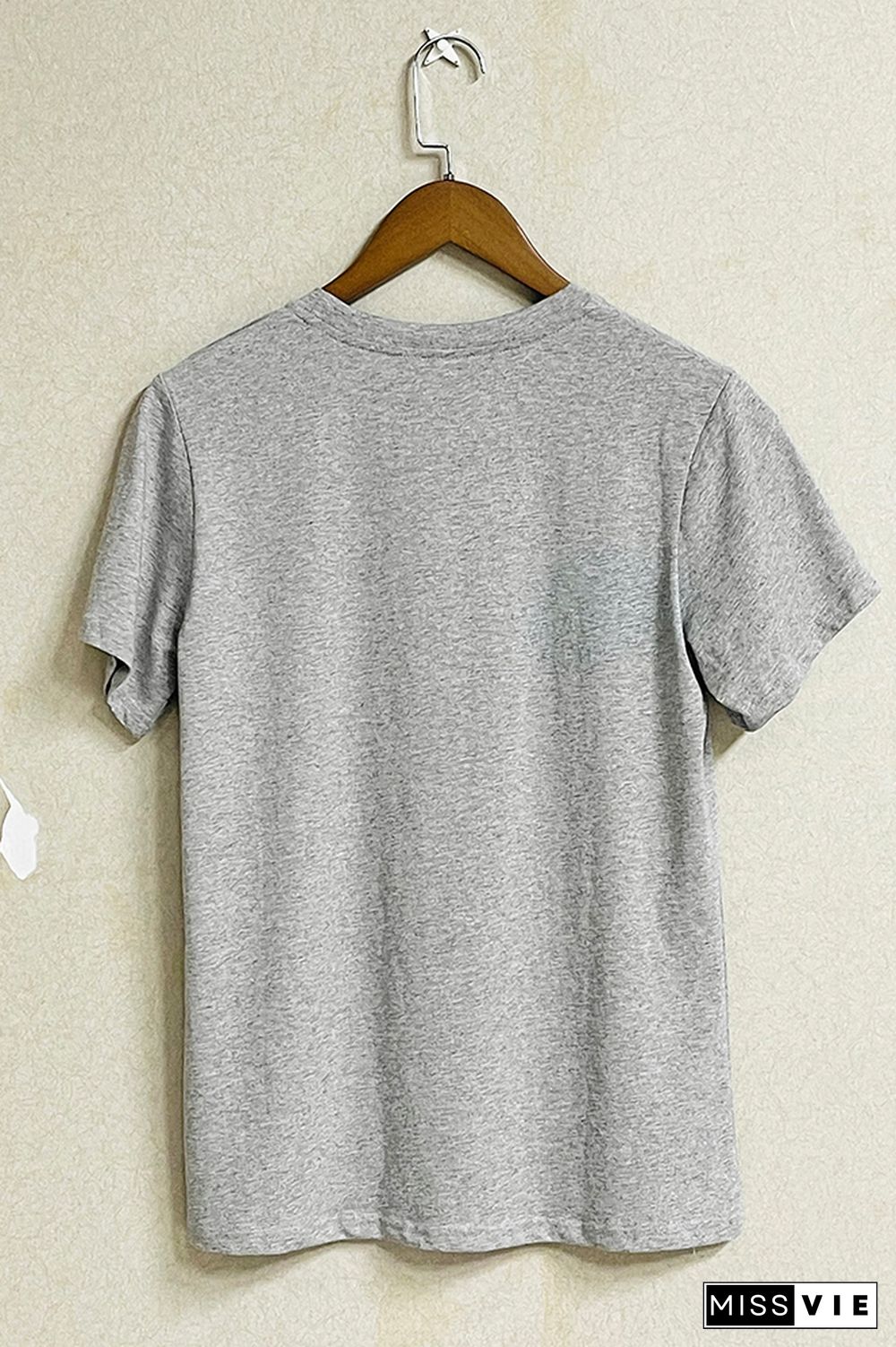 Solid Color O-neck Short Sleeve Tee Wholesale