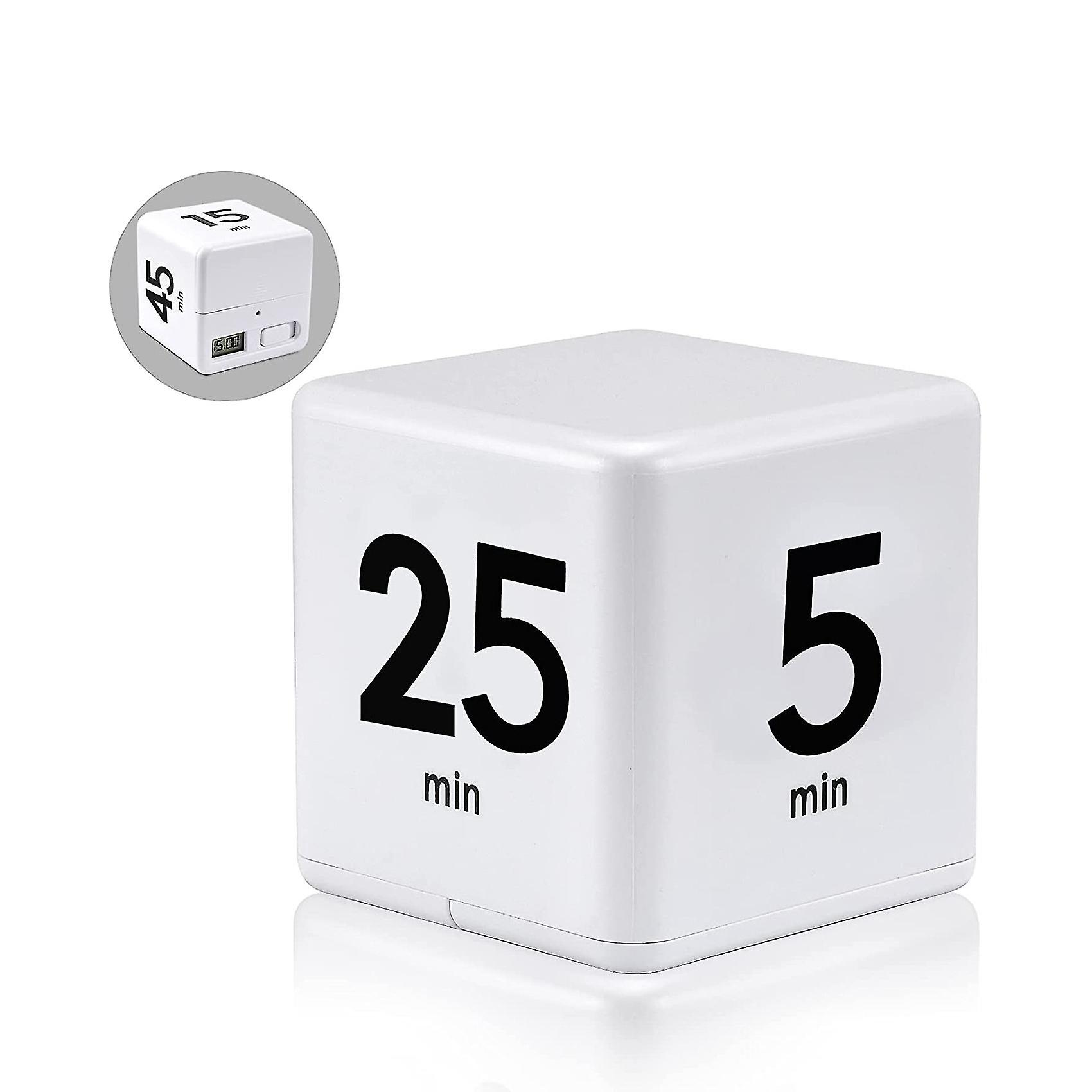 Cube Timer Kitchen Timer Timer Sensor Flip And Countdown 25-5-45-15 Minutes