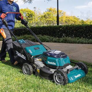 Makita 18V X2(36V) LXT Lithium-Ion Cordless 21 in. Walk Behind Lawn Mower Kit w4 Batteries 5.0Ah wBonus 18V Blower Tool Only XML07PT1-XBU03Z