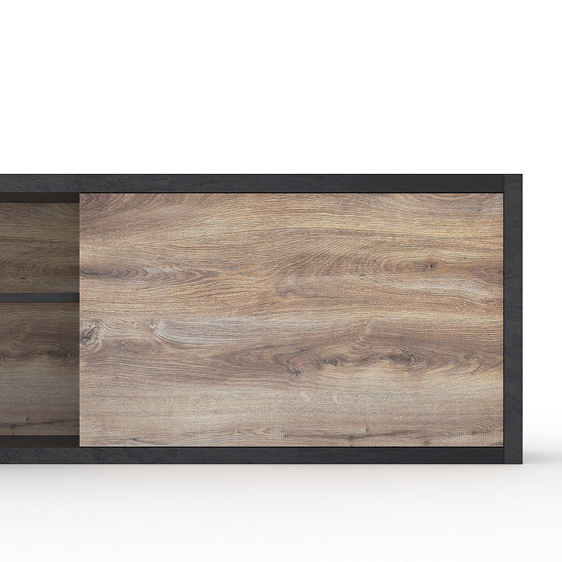 ARTO Display Unit 240cm - Warm Oak & Black