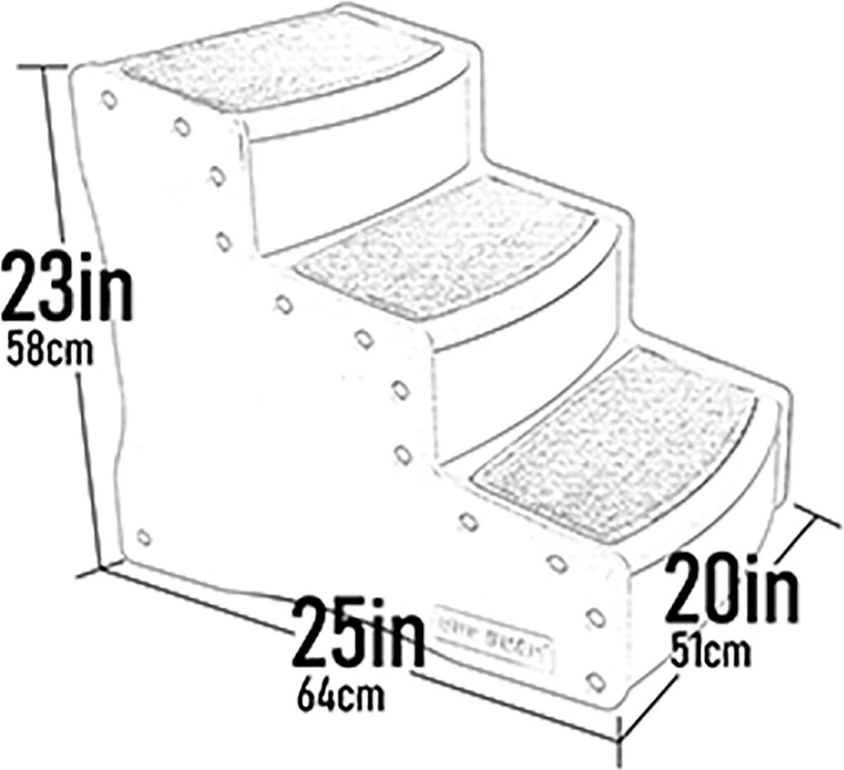 Pet Gear Easy Step III Extra Wide Cat and Dog Stairs