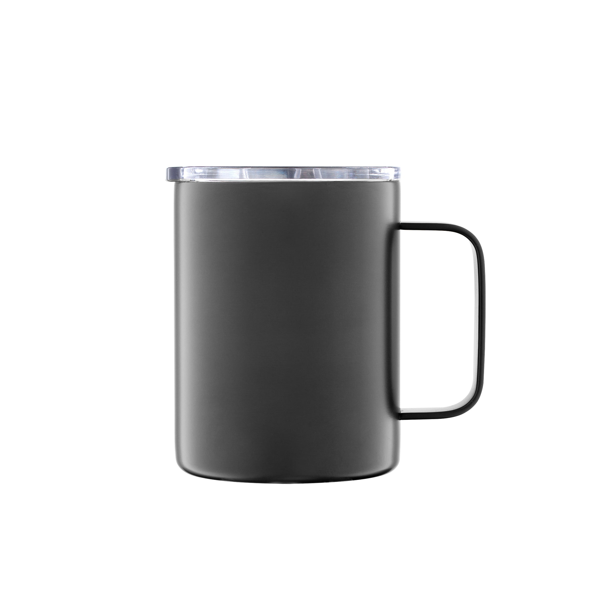 16 Oz Insulated Coffee Mug, Black