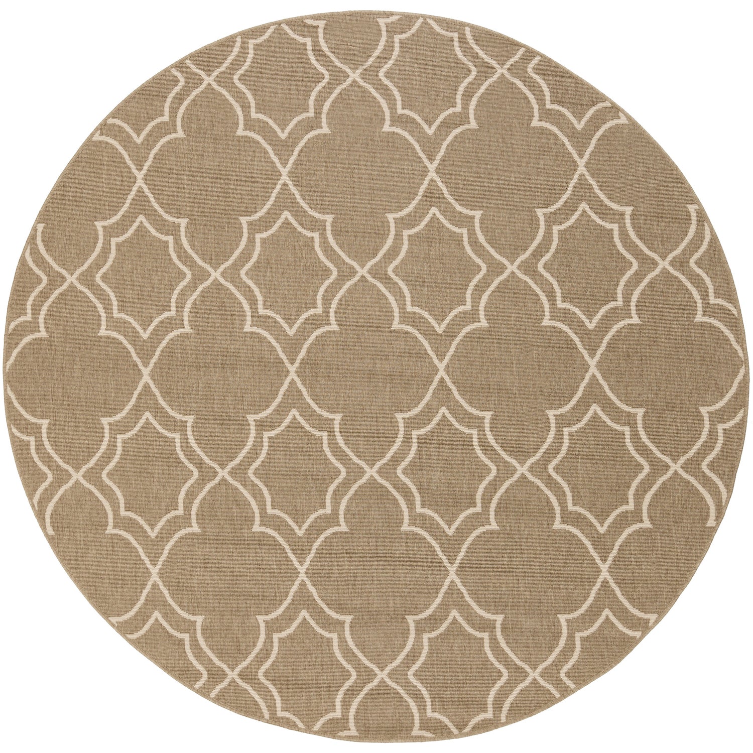 Alfresco Outdoor Rug in Camel & Cream