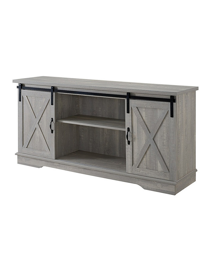 Walker Edison 58 Modern Farmhouse Wood TV Stand