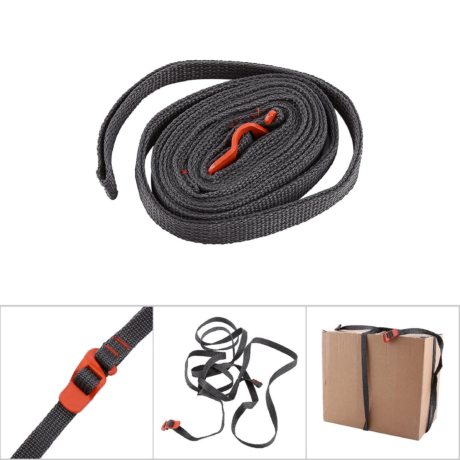 High Strength Baggage Suitcase Straps Tight Belt Outdoor Travel Strap Belt(orange)