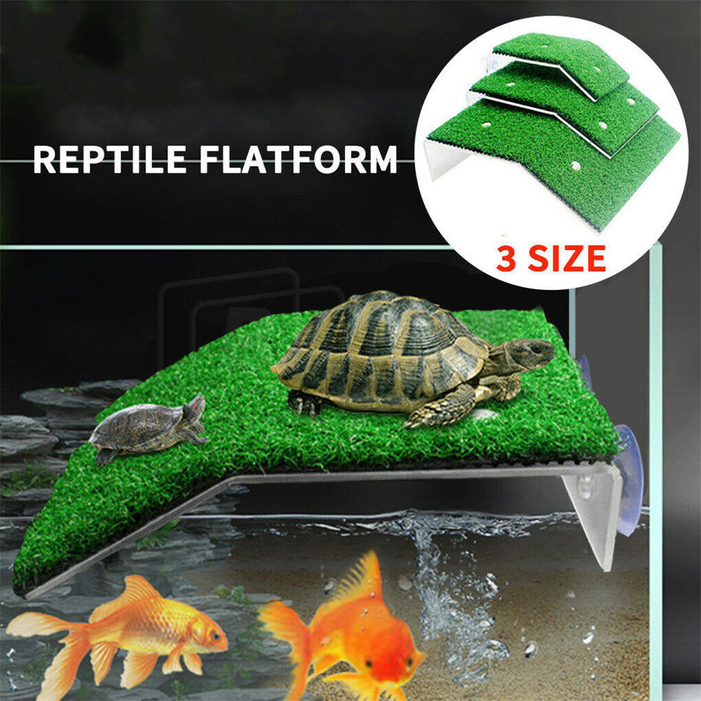 Turtle Basking Platform Turtle Floating Island Aquarium Moss Island Climbing Turtle Ladder Lawn Aquarium Accessories Decoration