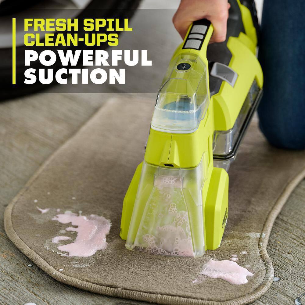 RYOBI ONE+ 18V Cordless SWIFTClean Spot Cleaner (Tool Only) with 32 oz. OXY Cleaning Solution PCL756B-A32S056