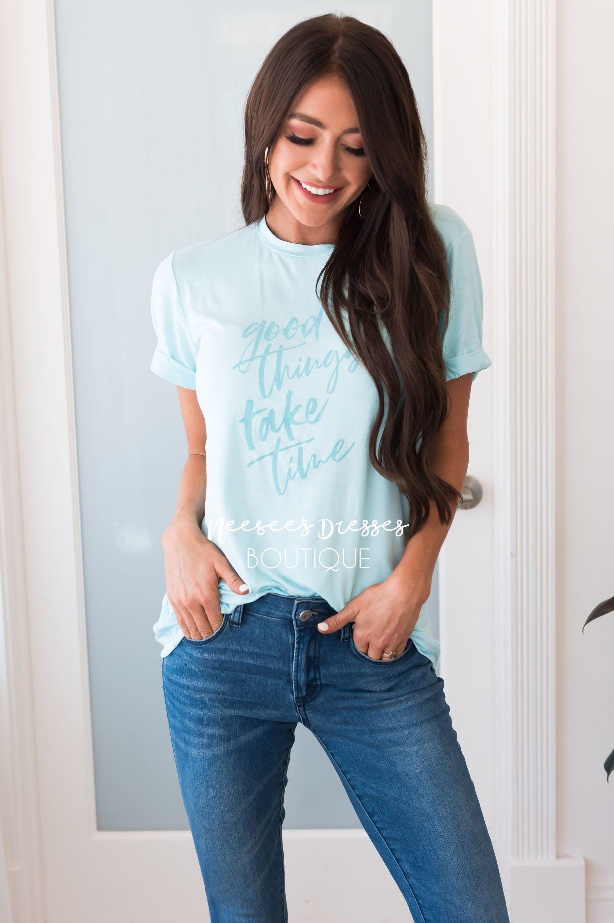 Good Things Take Time Modest Tee