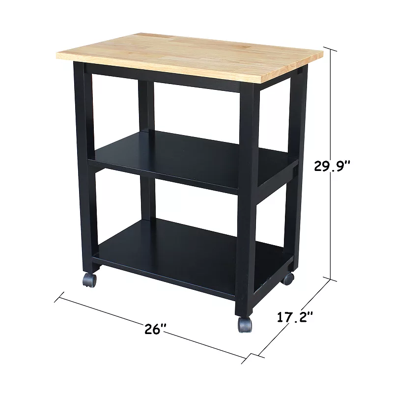 2-Shelf Microwave Cart