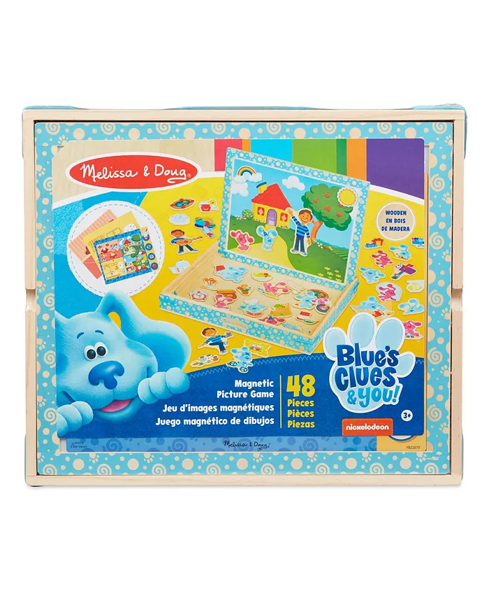 Melissa and Doug Blues Clues You Magnetic Picture Game  45 Piece