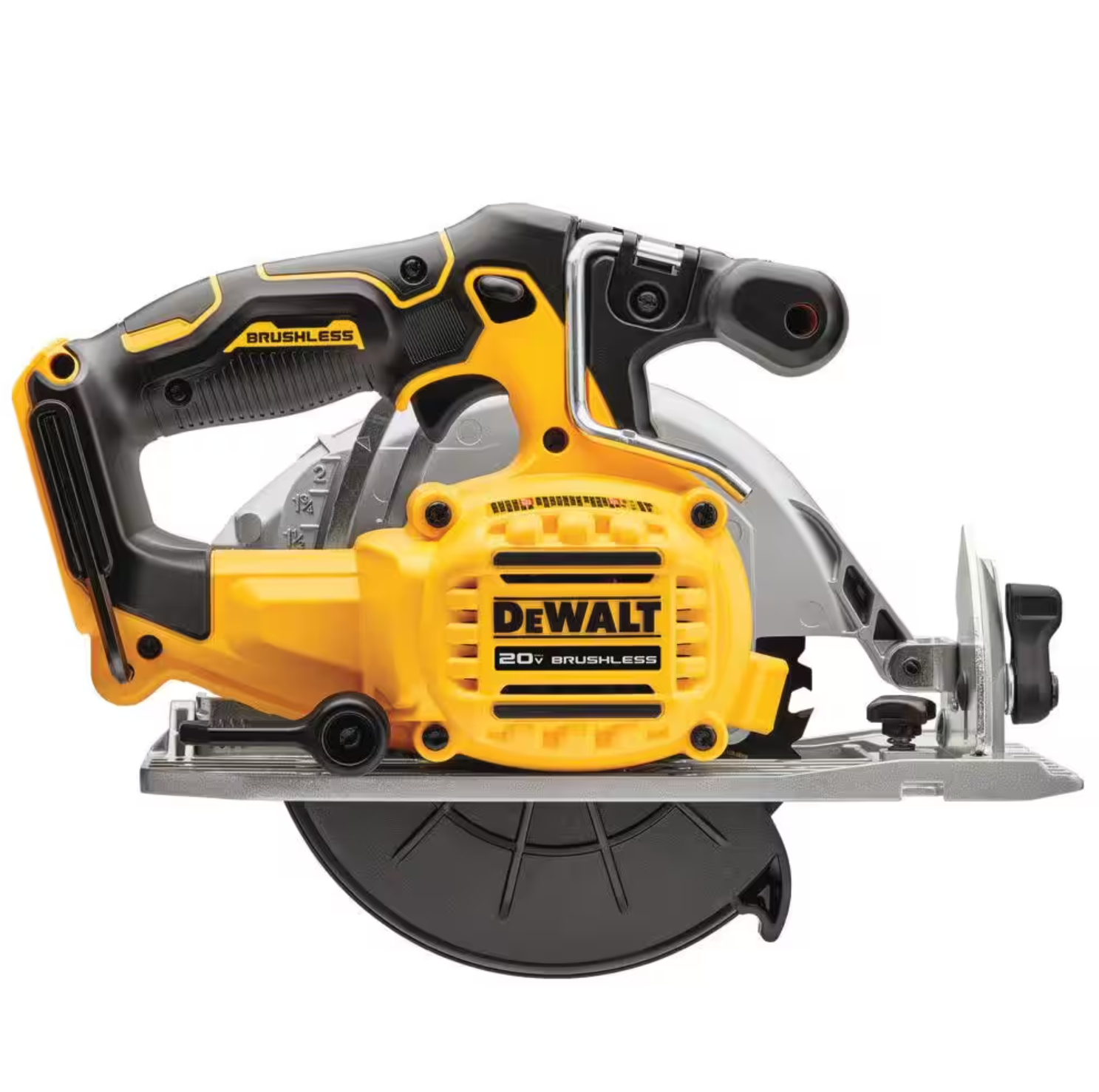 DEWALT 20V MAX Cordless Brushless 6-1/2 in. Circular Saw with 20V MAX Compact Lithium-Ion 4.0Ah Battery Pack