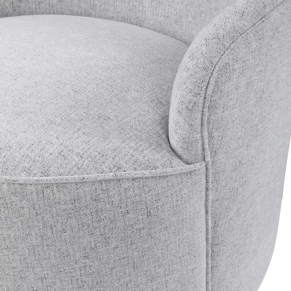 Hobart Casual Swivel Chair   Contemporary   Armchairs And Accent Chairs   by Ownax  Houzz