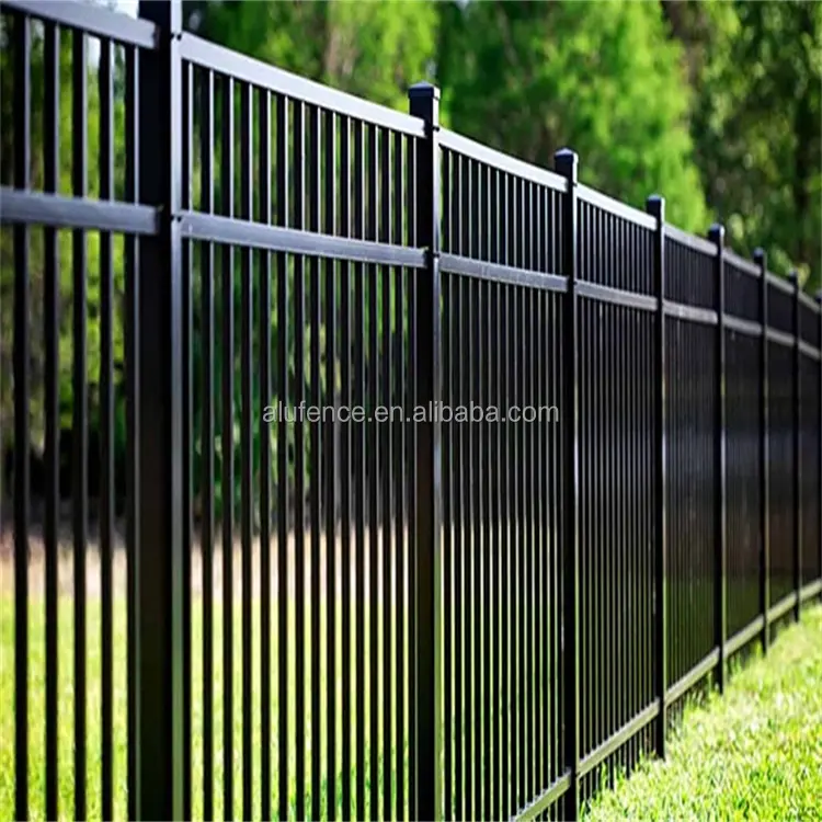 Factory Supply Cheap Price Powder Coated Outdoor  Metal Fence Panel Aluminum