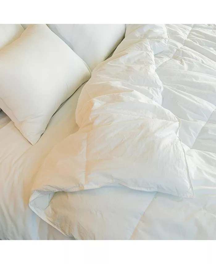 FluffCo Down Blended Comforter - Queen