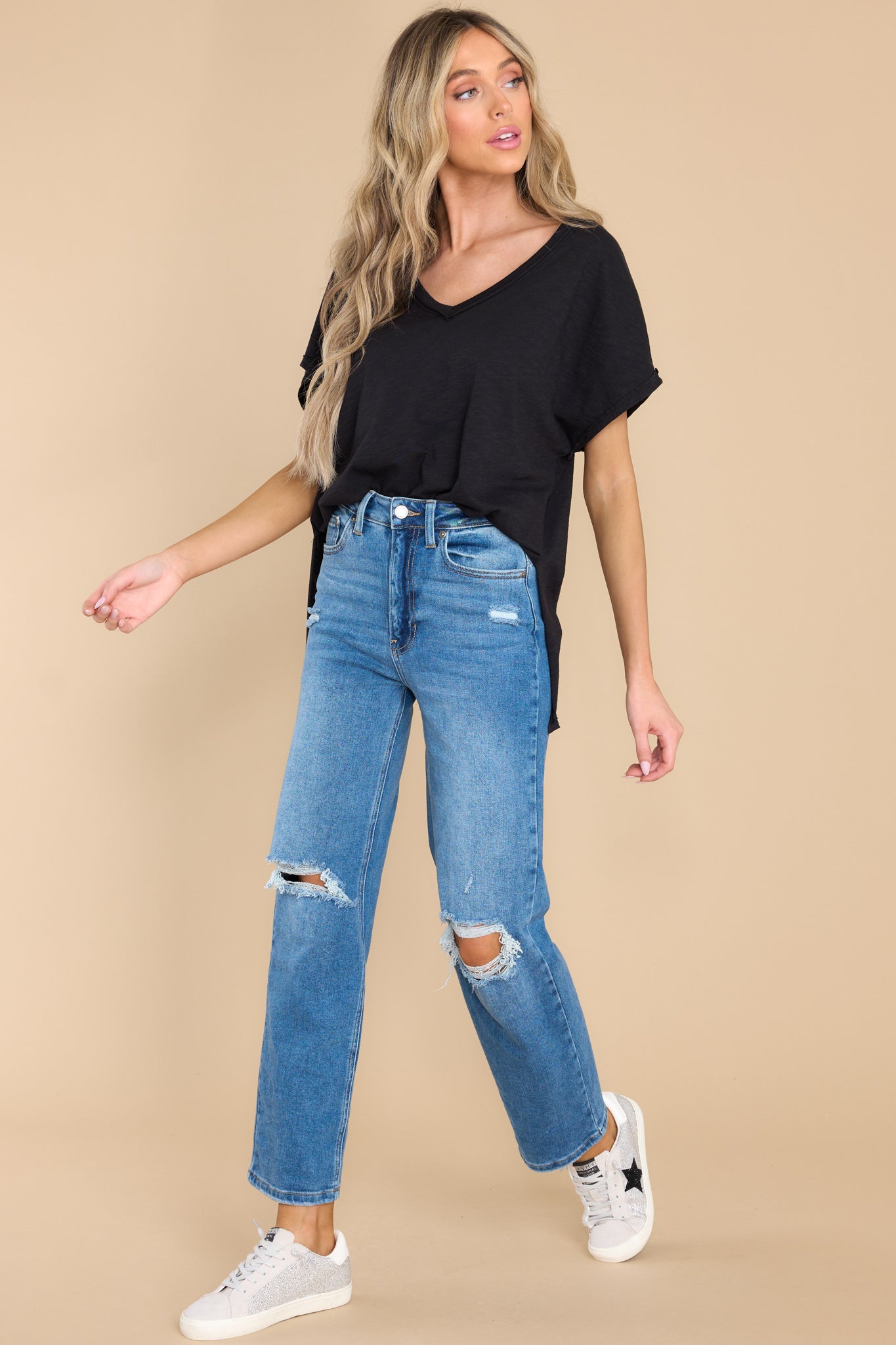 The Obvious Choice Black Tee