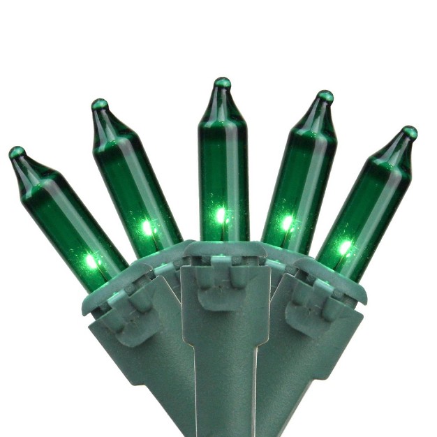 Northlight 35ct Mini String Lights Green 7 x27 Green Wire