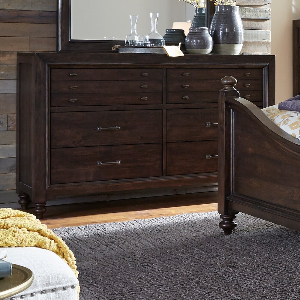 Catawba Hills Peppercorn 6 Drawer Dresser