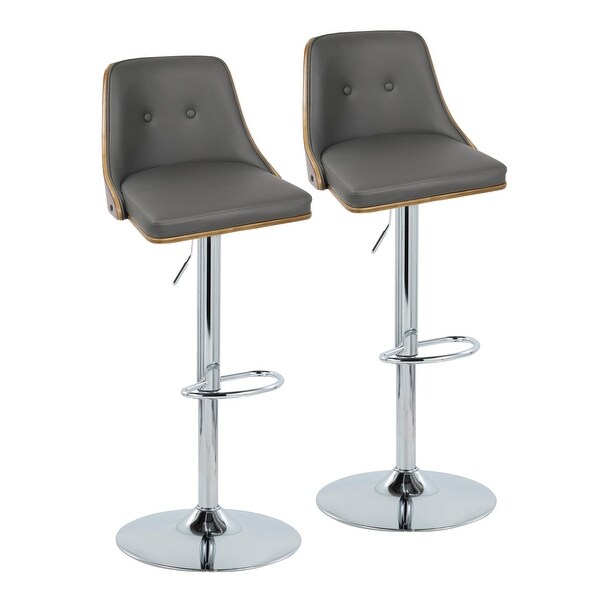 Carson Carrington Oscar Adjustable Bar Stool (Set of 2)