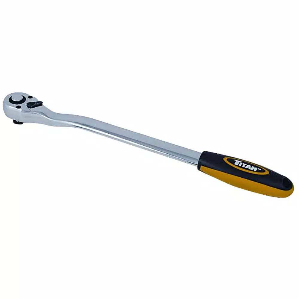 TITAN 1/2 in. Extra Long Offset Ratchet， Quick Release and#8211; XDC Depot