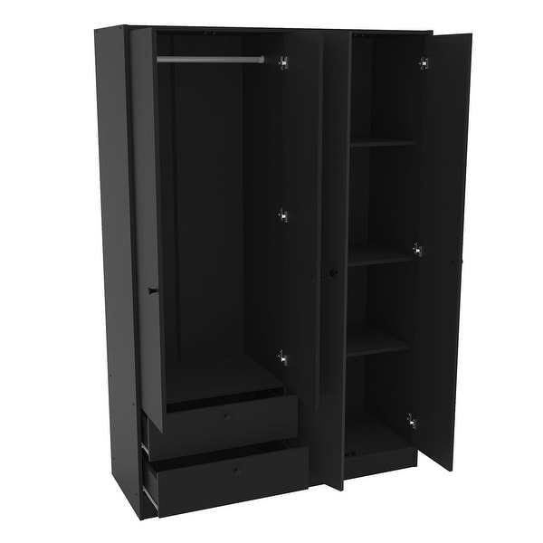 Polifurniture Denmark 4 Door / 2 Drawer Wardrobe - - 35891875