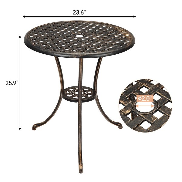 Patio Bistro Table，24