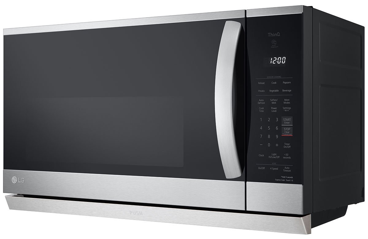 LG 2.1 Cu. Ft. PrintProof Stainless Steel Wi-Fi Enabled Over-The-Range Microwave Oven With EasyClean