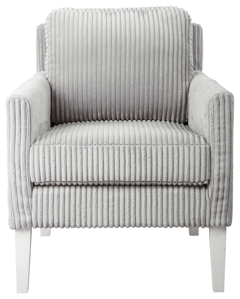 Cavalla Gray Accent Chair   Farmhouse   Armchairs And Accent Chairs   by Ownax  Houzz