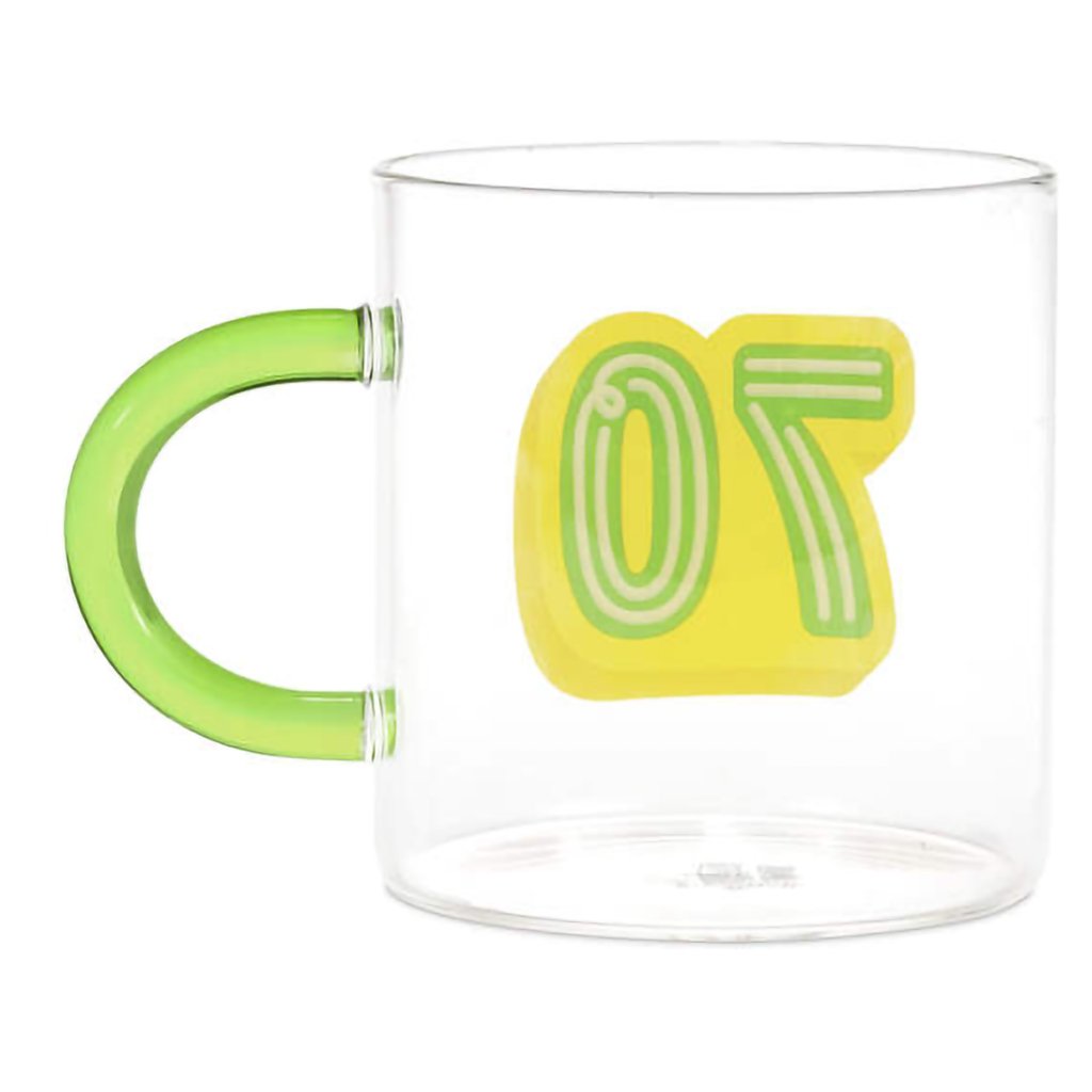 Hallmark  Glass 70th Birthday Mug, 17.5 oz.