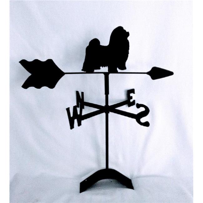 The Lazy Scroll shihroof Shih Tzu Roof Mount Weathervane